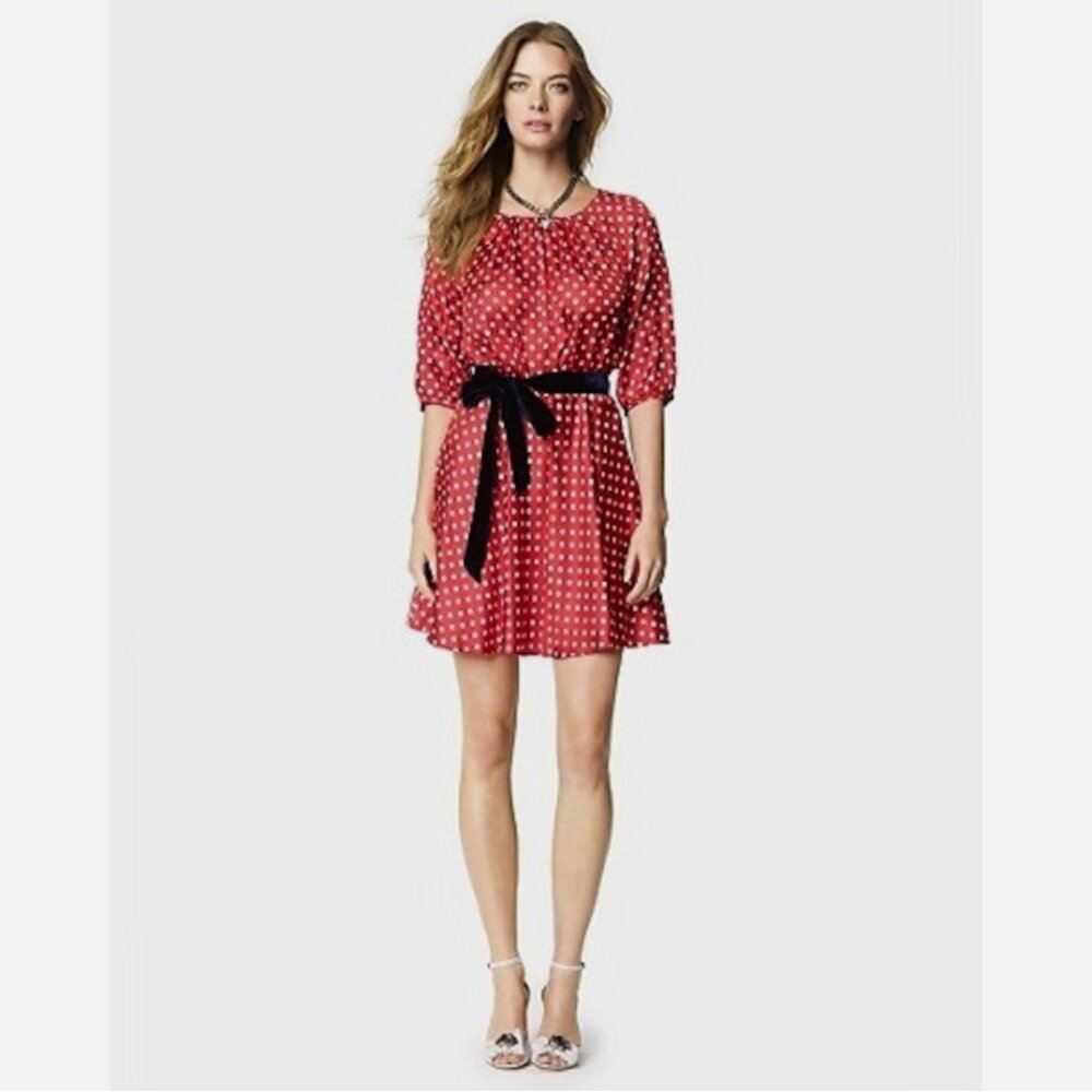 Juicy Couture Polka Dot Silk Dress
